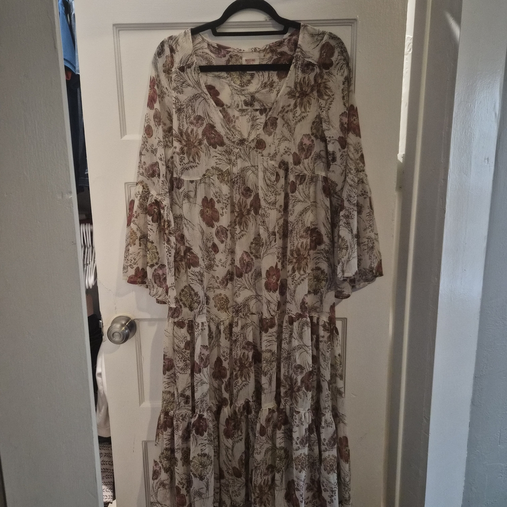 Mossimo Supply Co. Floral Long Sleeve Dress